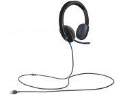 Logitech USB Headset H540, Headset: 20-20,000 Hz, Microphone: 100-10,000 Hz, On-ear audio controls, USB